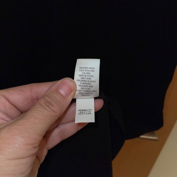 J Jill Womens Dress Size XS Black Wearever Collection Soft Knit Midi Loungewear - Picture 6 of 8